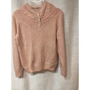 Vintage De Rotchild Sweater Medium Silk Angora Fuzzy Soft